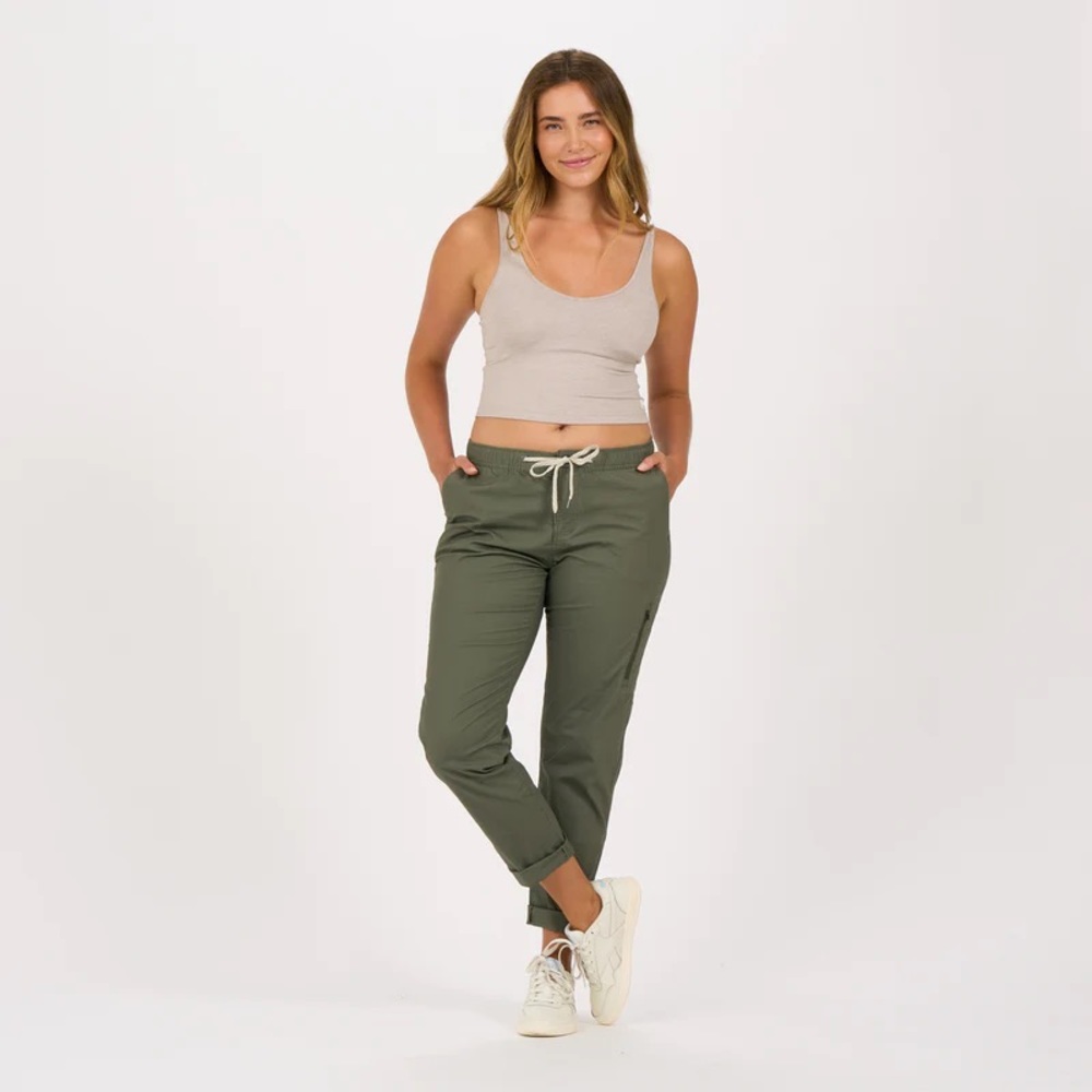Vuori Rip Stop Pants Army Green Women’s Small - Picture 11 of 13